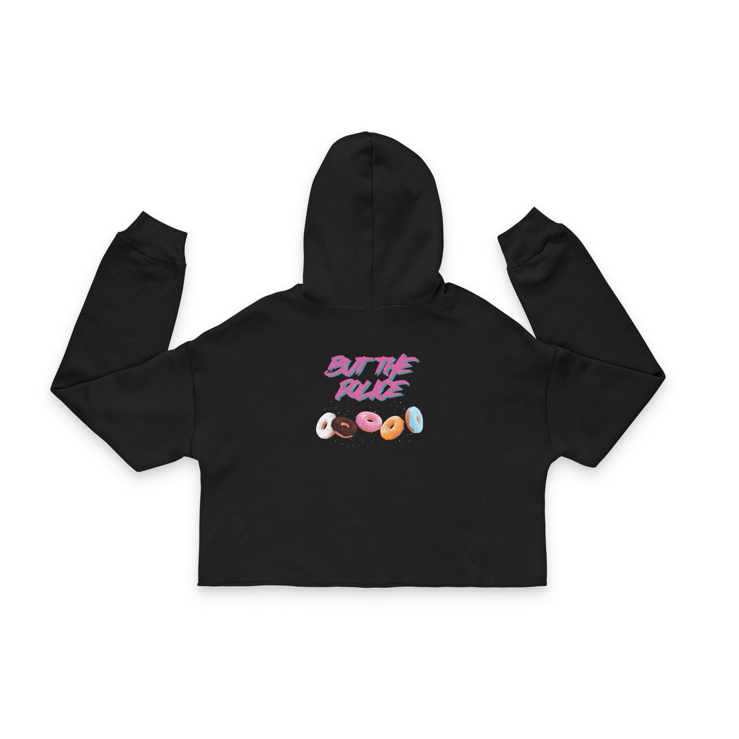 never ran from nothin' cropped hoodie