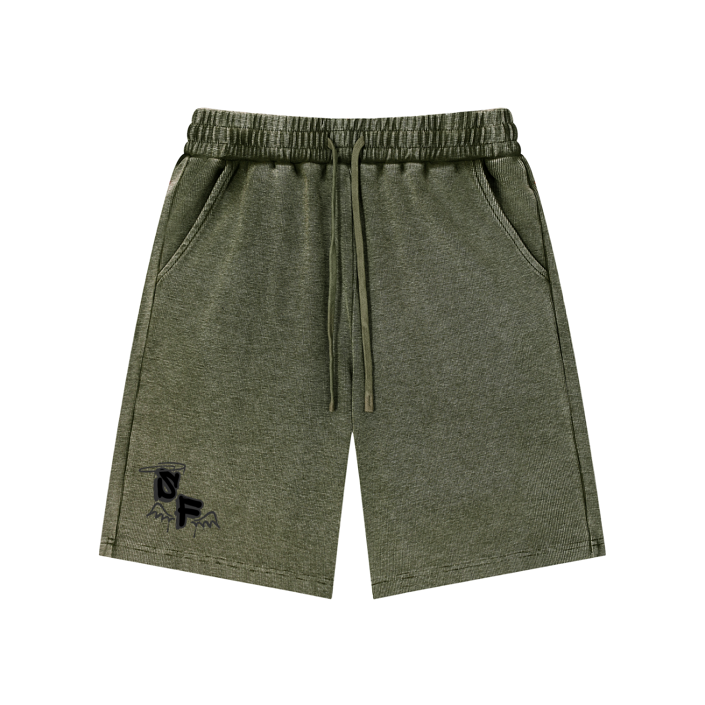 (not awful) waffle shorts