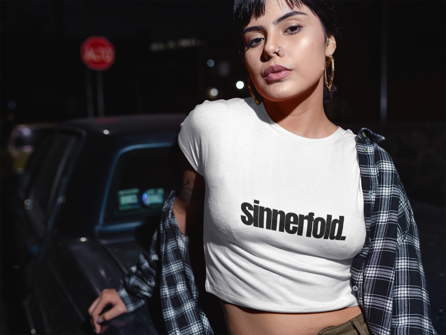basic crop tee