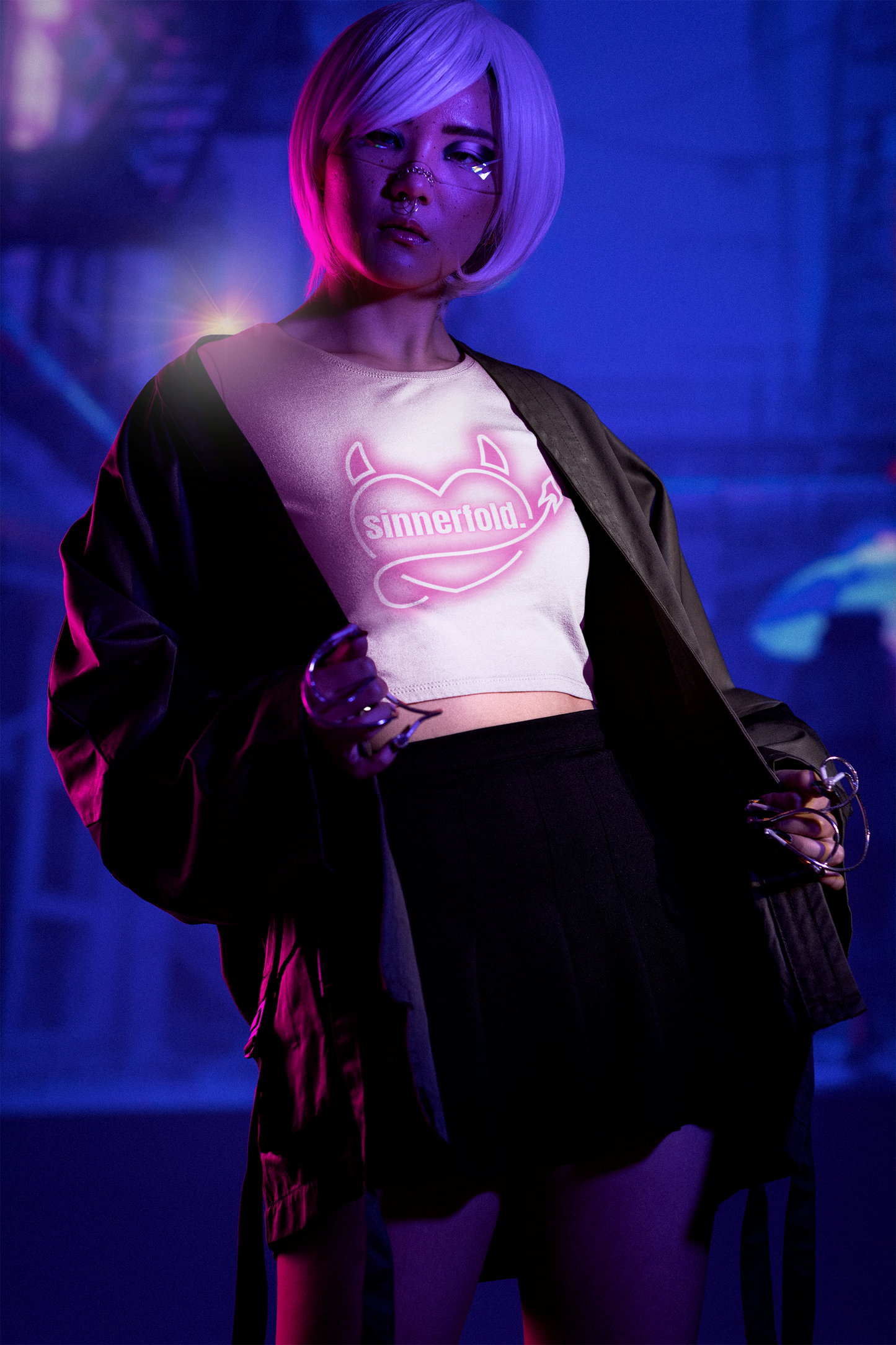 comeback queen crop tee