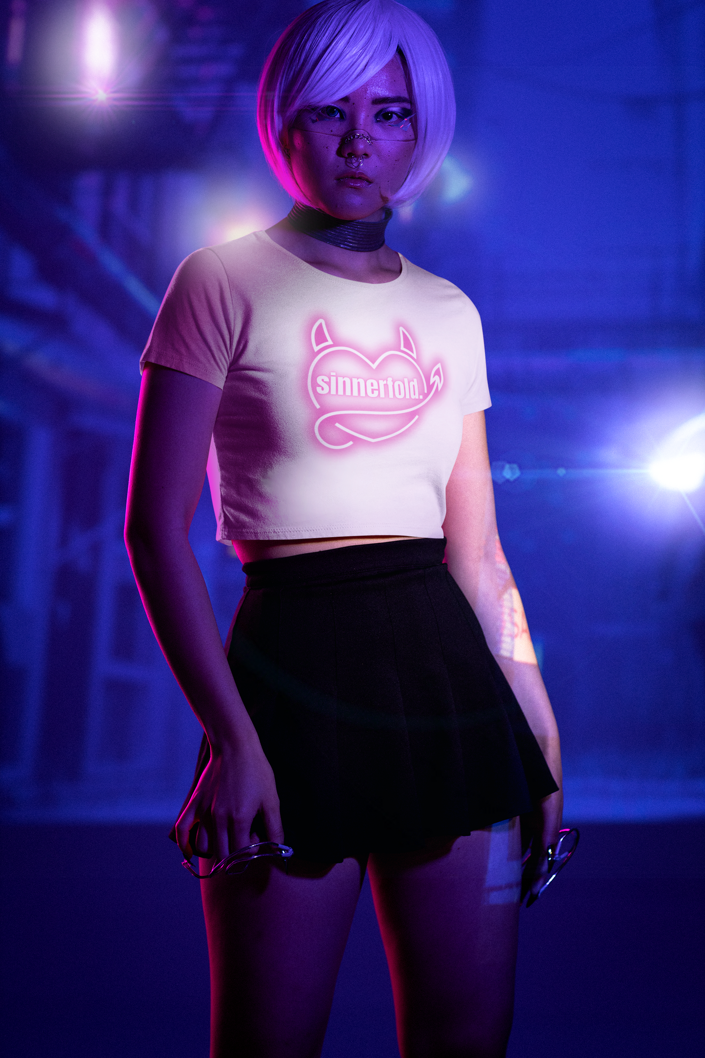 comeback queen crop tee