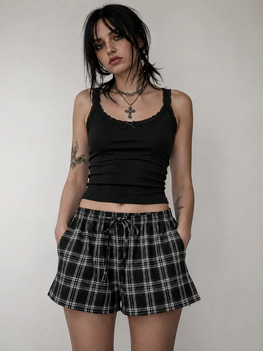 Pretty in Plaid Shorts