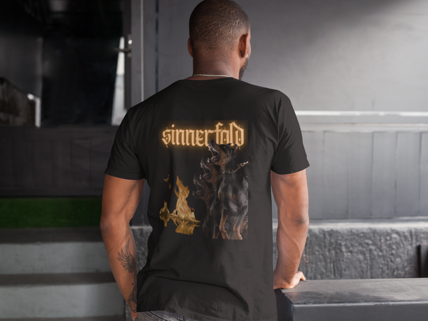 all bite no bark graphic tee