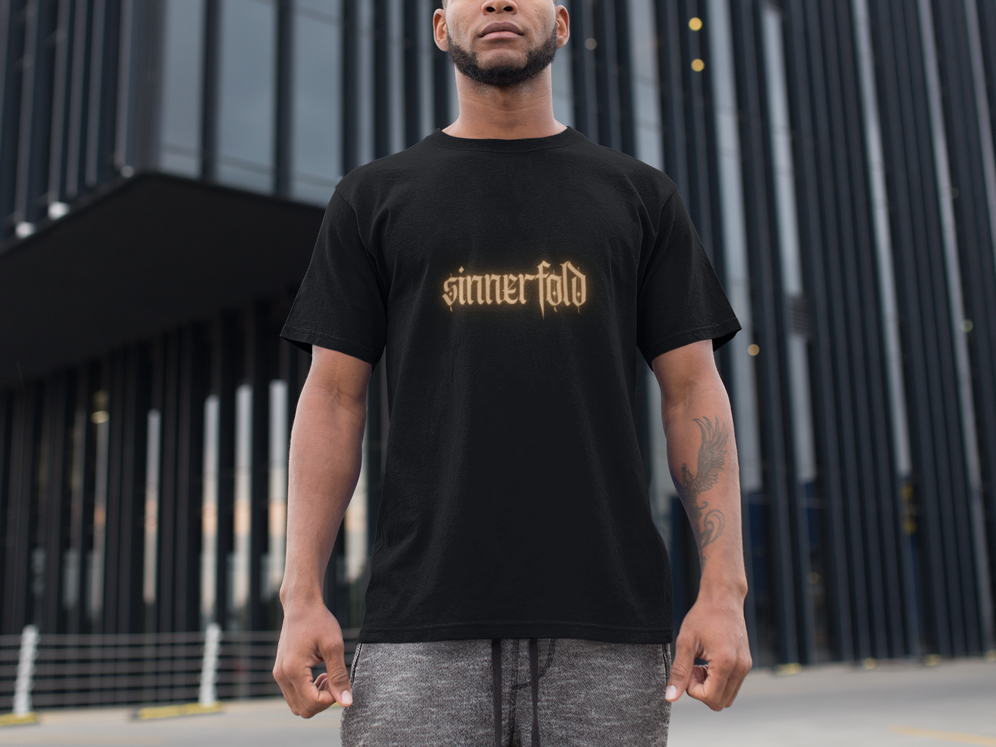 all bite no bark graphic tee