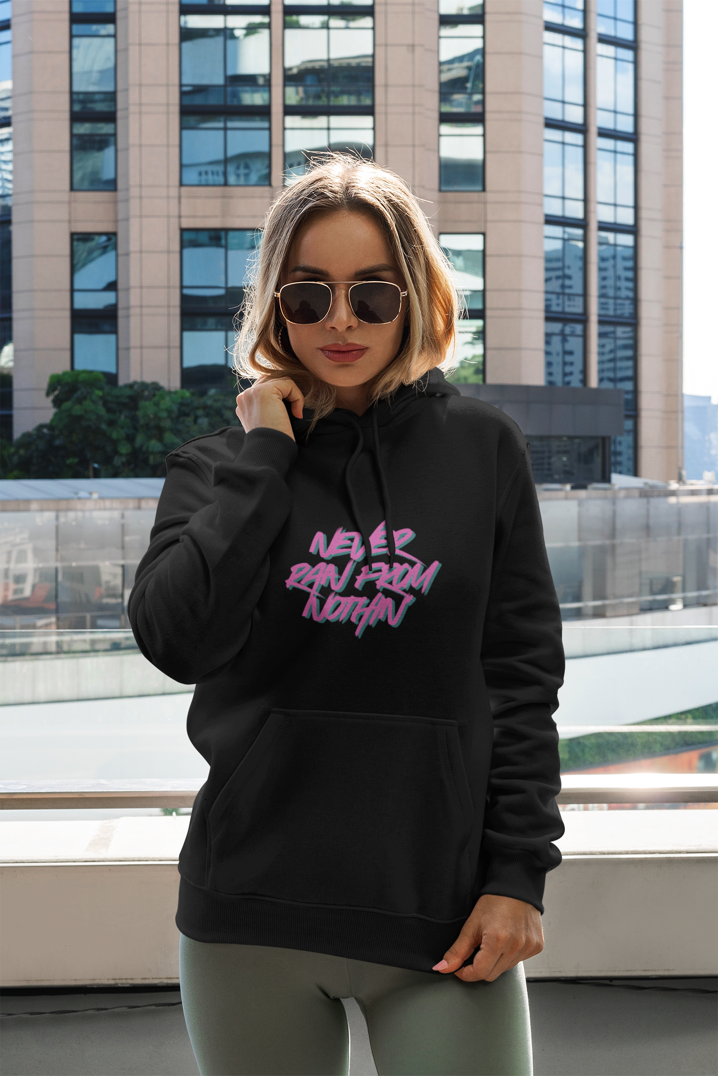 never ran from nothin' hoodie