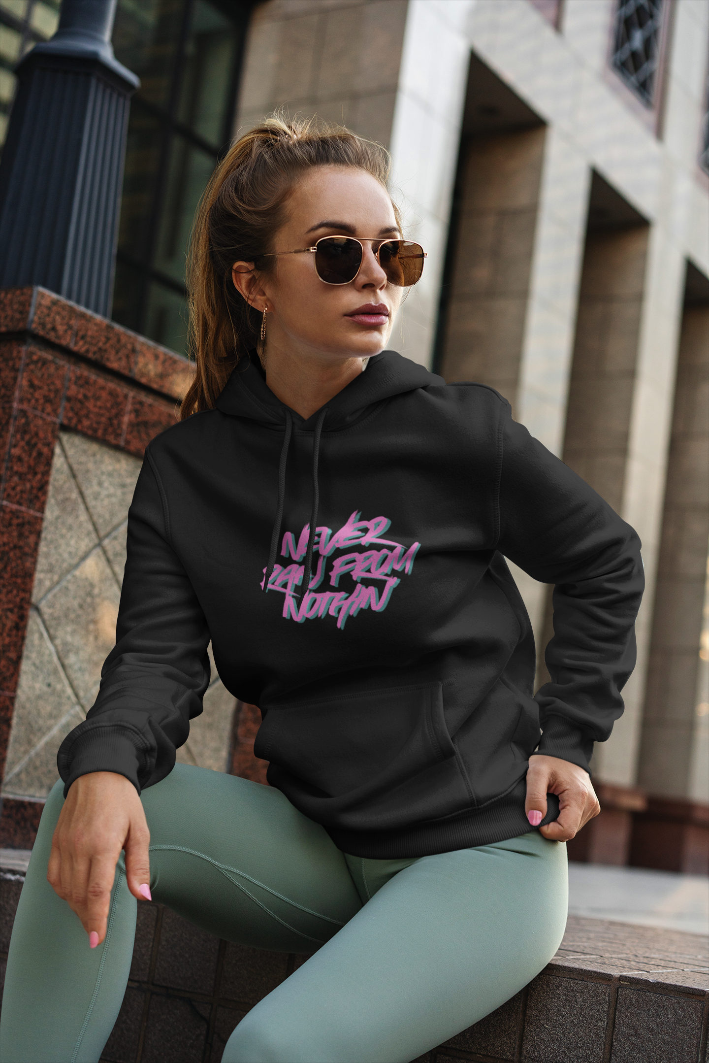 never ran from nothin' hoodie