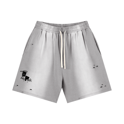 faded shorts