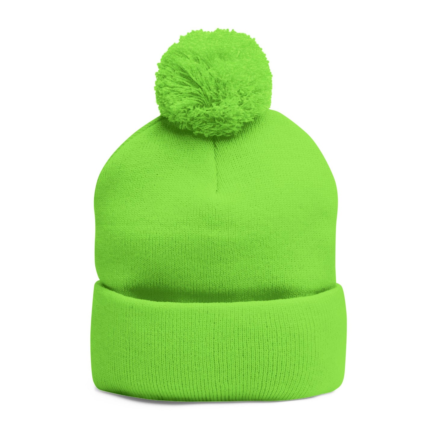 Embroidered Pom-Pom Knit Cap — Sinnerfold Logo Beanie