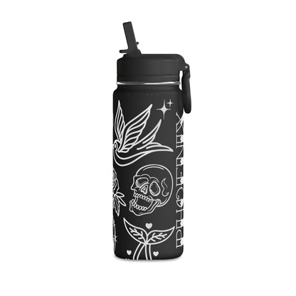 True to Temporary Tattoo Insulated Bottle
