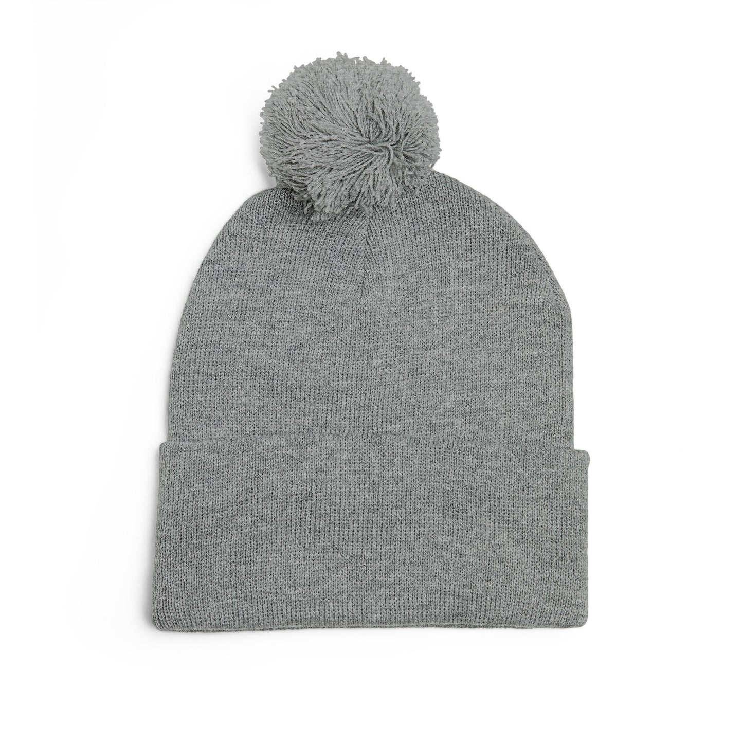 Embroidered Pom-Pom Knit Cap — Sinnerfold Logo Beanie