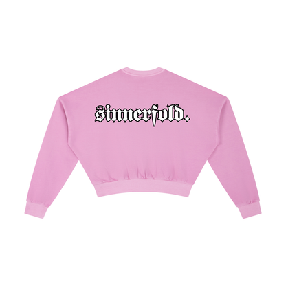 Vintage Angel Crop Sweatshirt