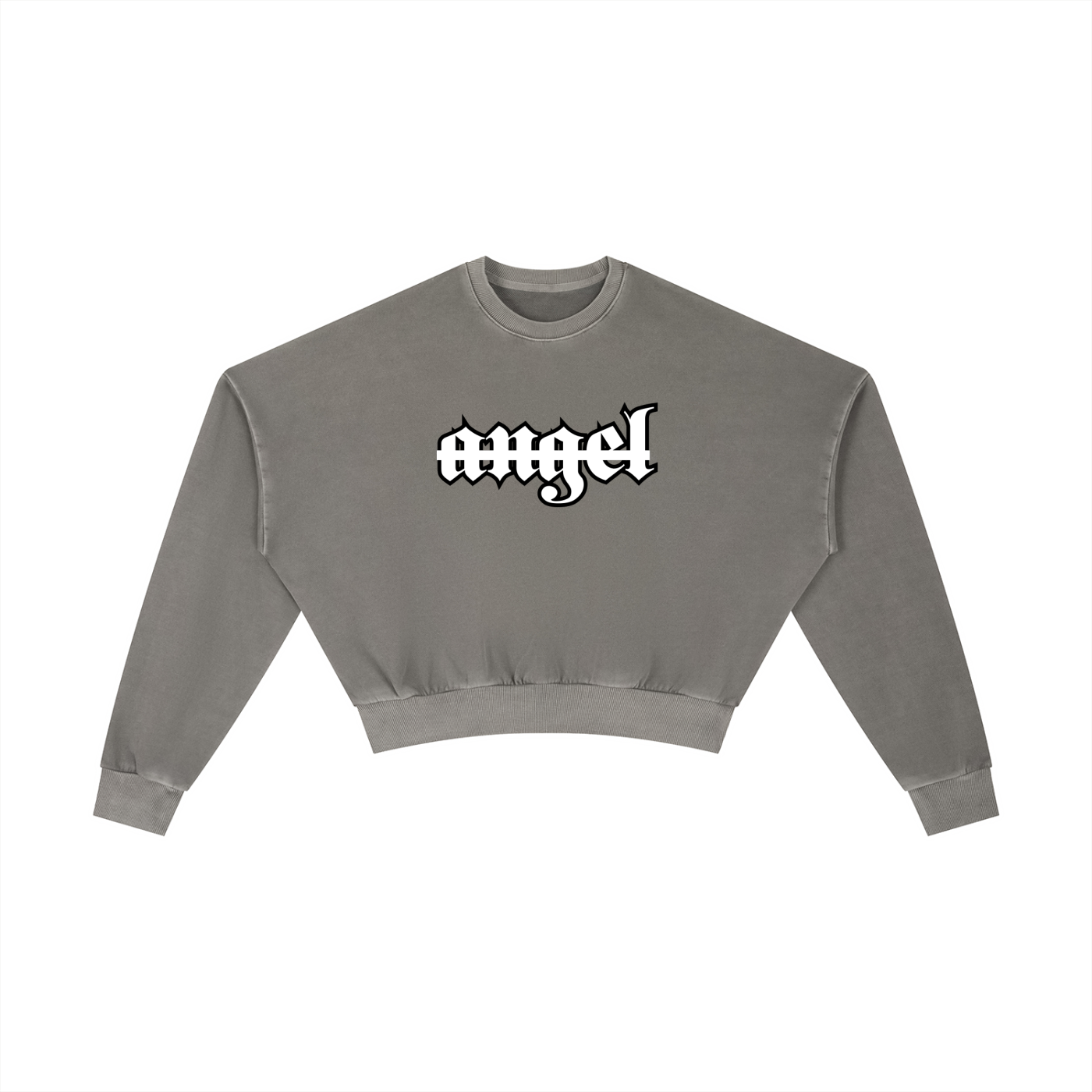 Vintage Angel Crop Sweatshirt