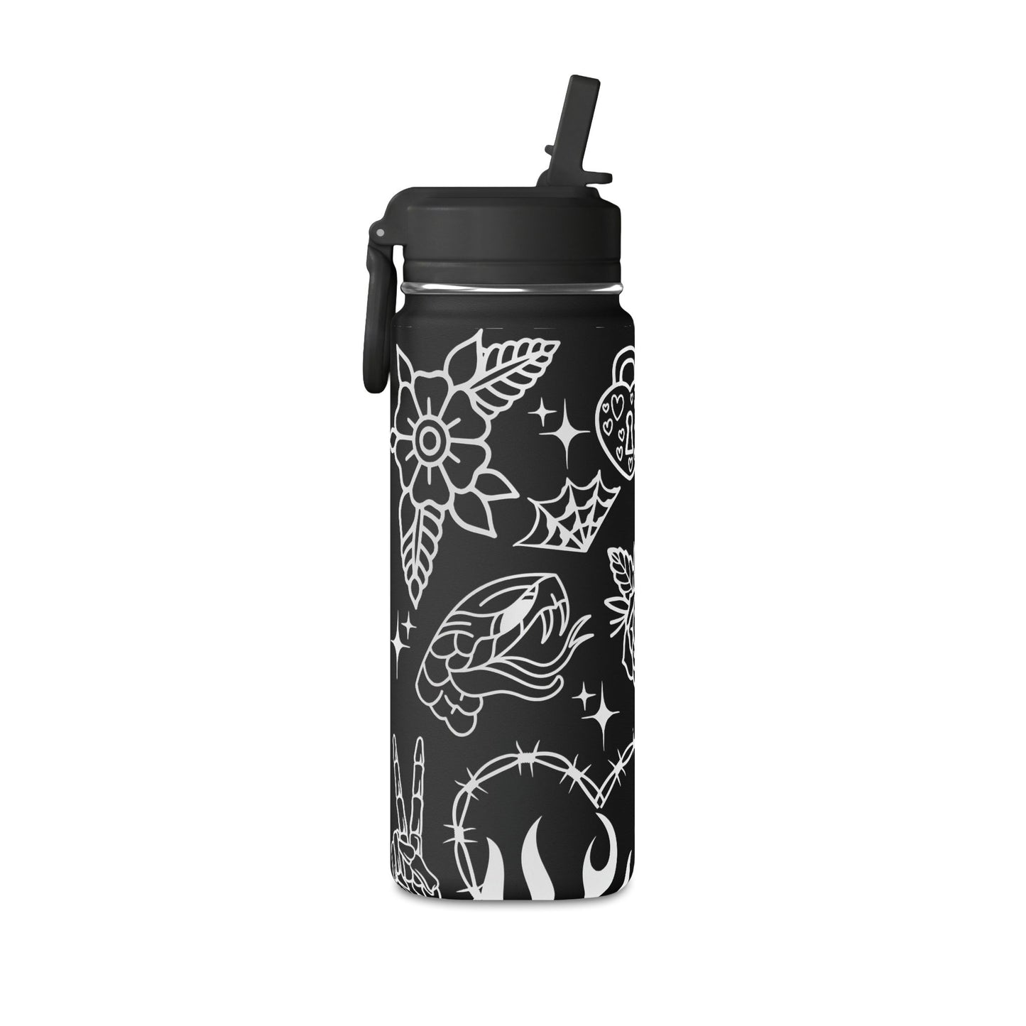 True to Temporary Tattoo Insulated Bottle