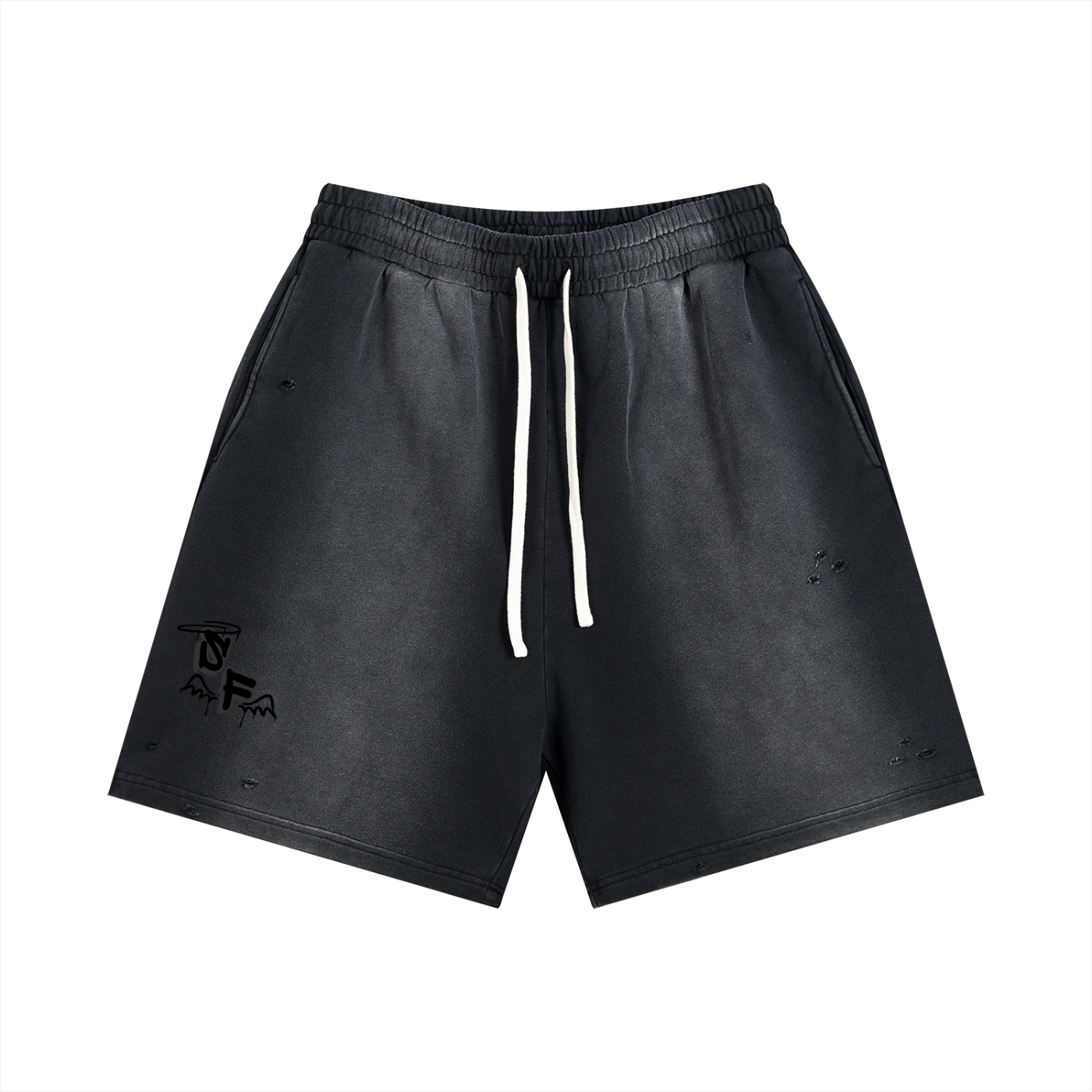 faded shorts