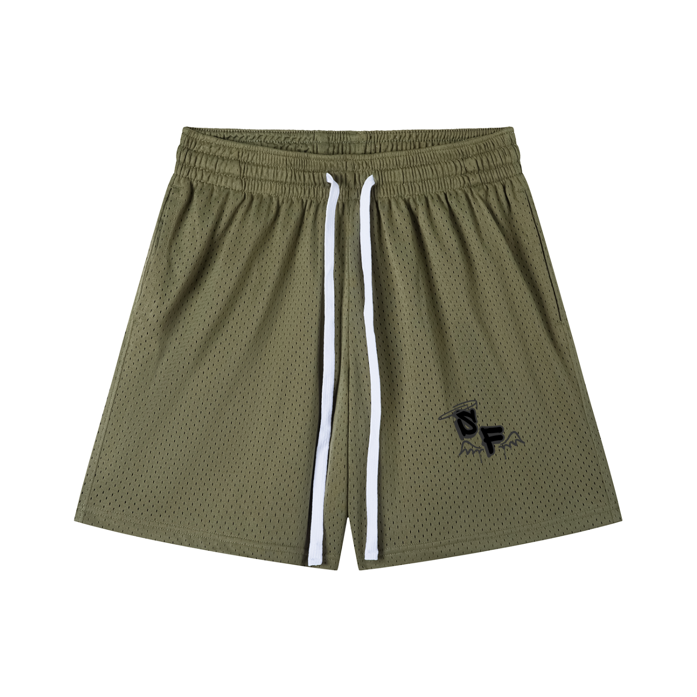 mesh shorts, but colorful