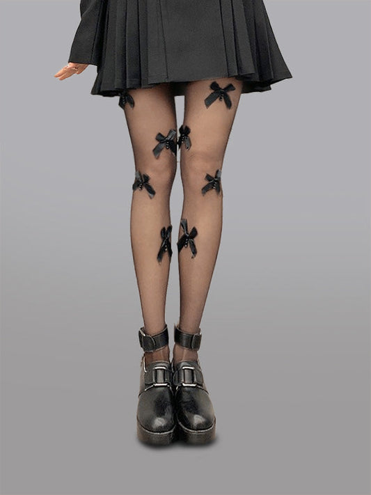 bow for the broken tights