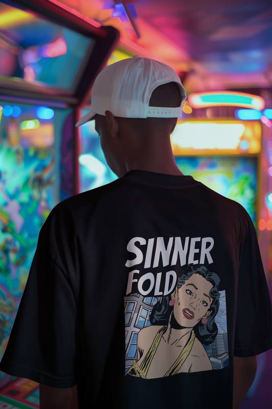 graphic meltdown tee