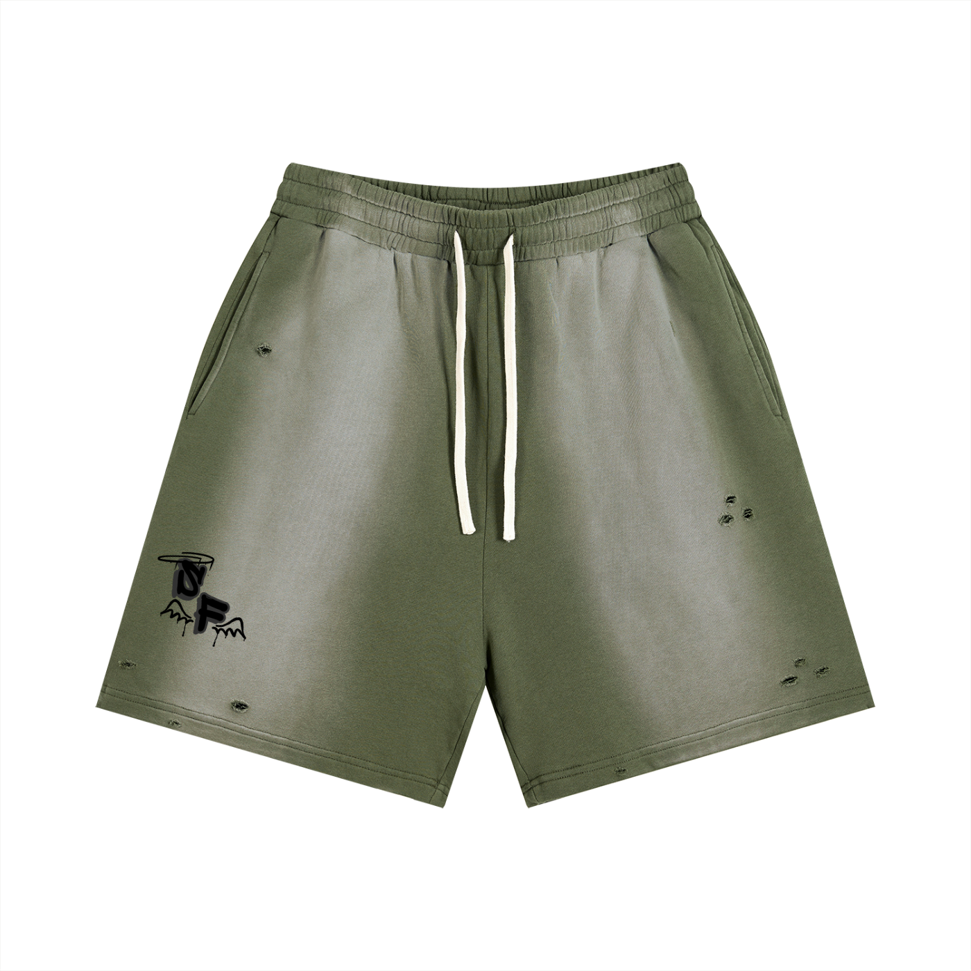 faded shorts