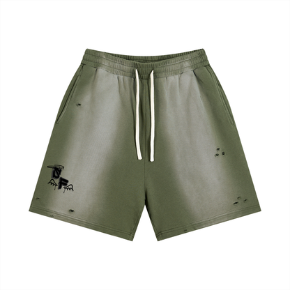 faded shorts