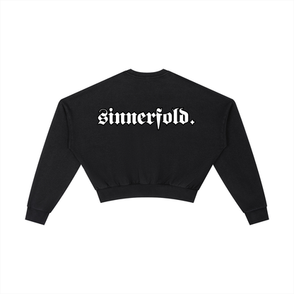 Vintage Angel Crop Sweatshirt