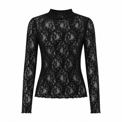 Black Dahlia Lace Top