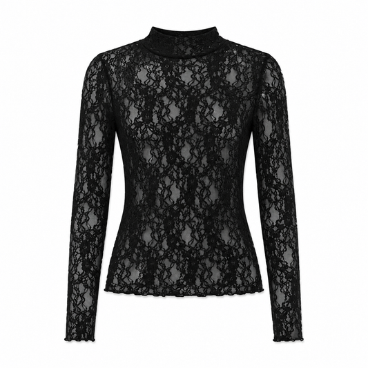 Black Dahlia Lace Top